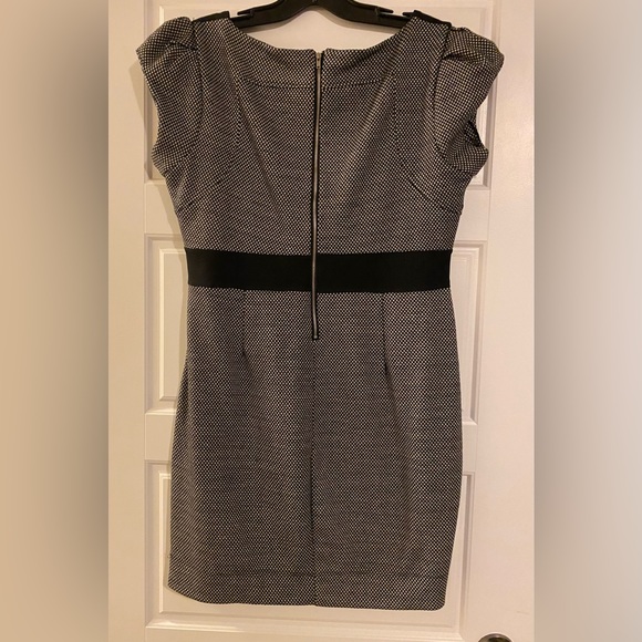 Costa Blanca | y2k black and white cotton short sleeve dress | size xl - Picture 2 of 5